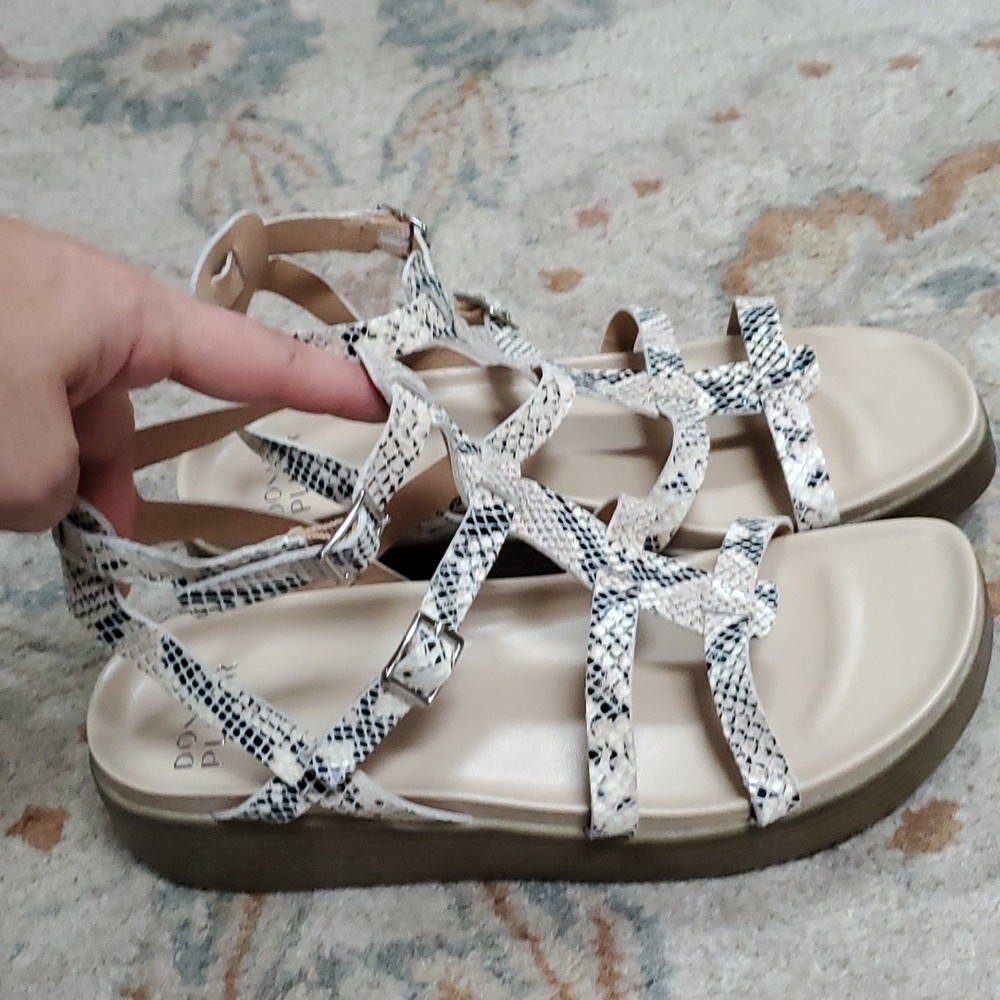 Donald J. Pliner snake Gladiator platform sandals Feliciaus - Picture 3 of 7